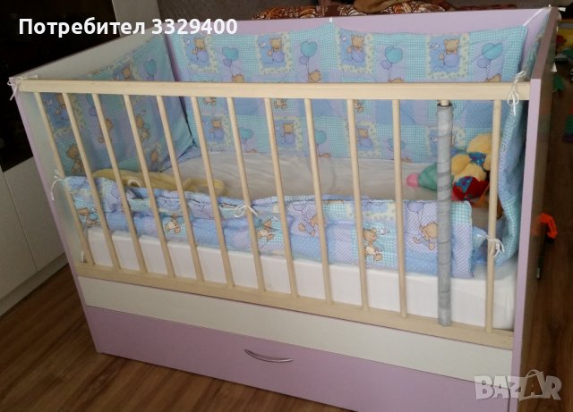 Детско легло 140/70 с матрак Happy Dreams, снимка 1 - Бебешки легла и матраци - 42084934