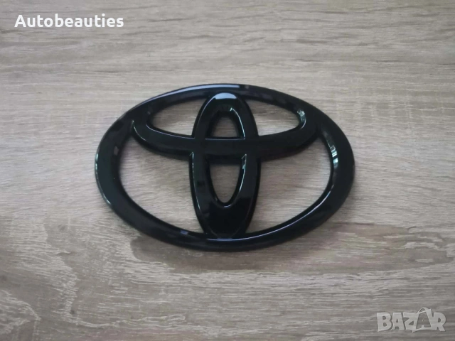 черна емблема за Toyota 10 cm
