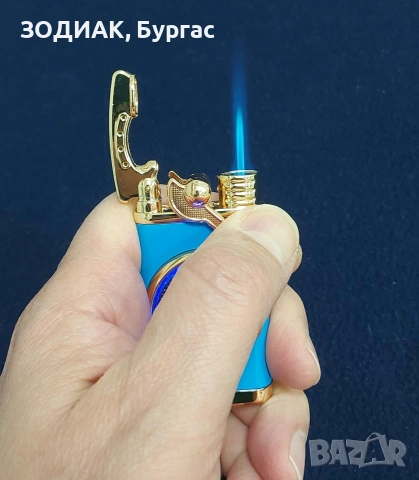 НОВА Газова Запалка с Часовник, снимка 5 - Запалки - 27241050