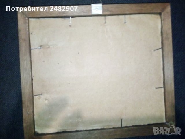 Малък ретро гоблен "Зима", снимка 5 - Гоблени - 34510094