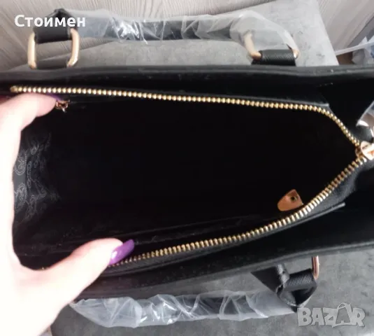 Стилна чанта, има дълга дръжка към нея, снимка 4 - Чанти - 48484710