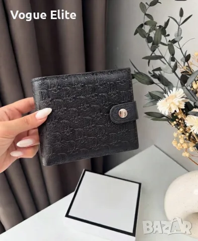 Дамски портфейл с релефен десен Christian Dior 