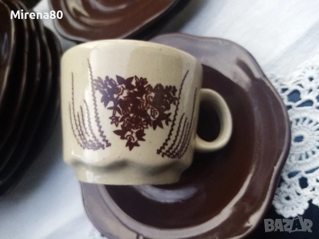Български сервиз за чай и кафе, снимка 4 - Сервизи - 52170991