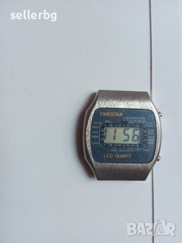 Електронен часовник TimeStar ot 80-те години, снимка 1 - Антикварни и старинни предмети - 42231260