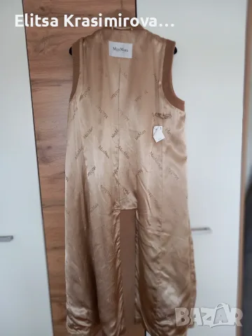 Палто Max Mara, камилска вълна, снимка 3 - Палта, манта - 56242411