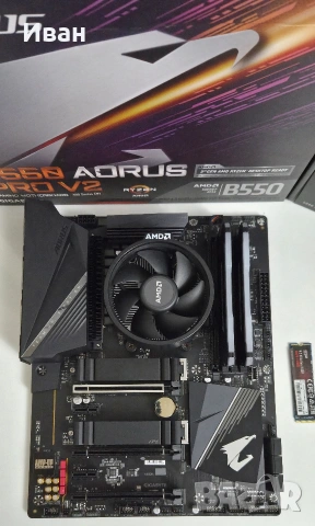 Ryzen 7 5700x / b550 / 16GB DDR4 / 1TB nVME SSD, снимка 2 - Други - 53850583