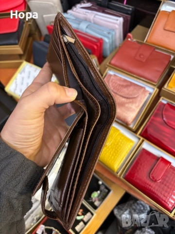 Мъжко портмоне естествена кожа, снимка 6 - Портфейли, портмонета - 52371344