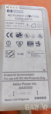 Зарядно- адаптор  за лаптоп 18V  1,1A, снимка 1