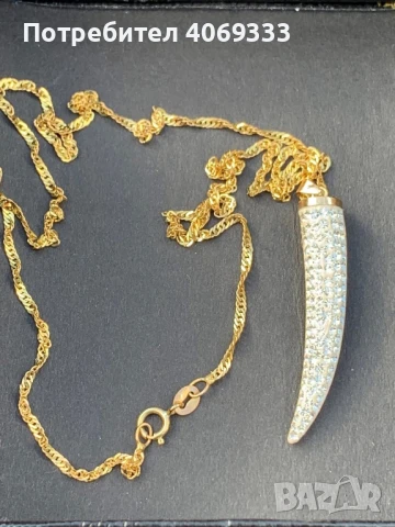 Златно колие с висулка 3.23гр 9к 