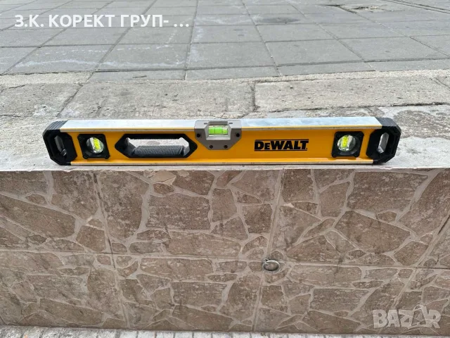 Алуминиев нивелир DEWALT Box Beam Level – 60 см