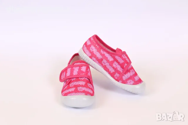 Детски пантофи Беко розово мрежа 19/32, снимка 2 - Детски пантофи - 50279274