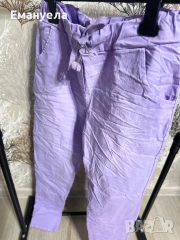 Дамски еластични панталони, снимка 5 - Панталони - 51632364