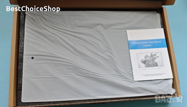 Преносим монитор, 15.6-инчов 1920 x 1080P , снимка 2 - Монитори - 52908733