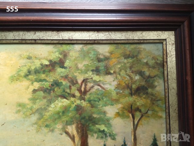 Голяма картина масло -  пейзаж, снимка 4 - Картини - 41168025