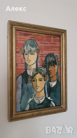 Стара, Майсторска картина–Български автор, Незвестен!, снимка 2 - Картини - 53226199