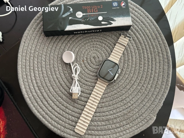 Чисто нов смарт часовник T900 ultra 2, снимка 2 - Смарт гривни - 53019549