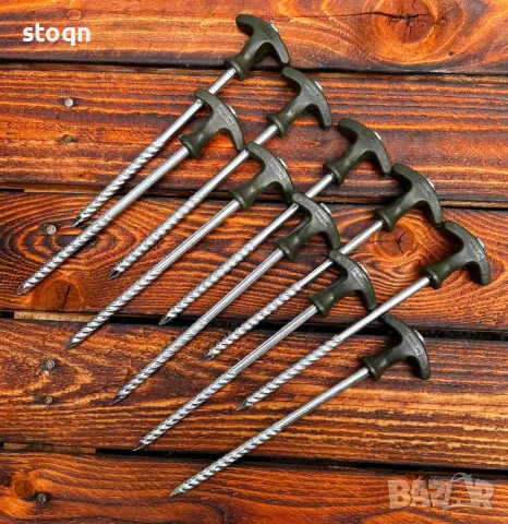 Комплект от 10бр колчета за палатка , снимка 2 - Екипировка - 49497789