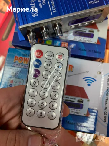 Авто Усилвател Bluetooth , SD , USB , FM, снимка 7 - Аксесоари и консумативи - 49446259