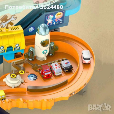 Писта с колички КОСМИЧЕСКА СТАНЦИЯ 3851, снимка 18 - Коли, камиони, мотори, писти - 40326814