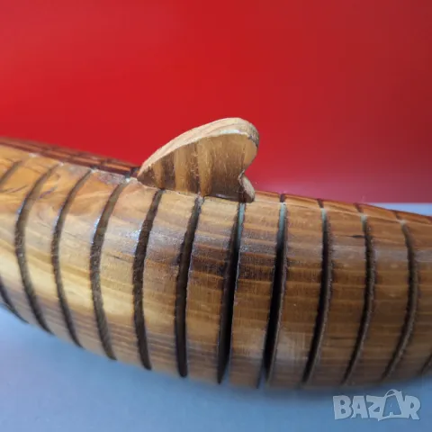 Дървен Делфин, гъвкав, движещ се, 33 см., снимка 8 - Декорация за дома - 49196162