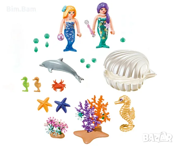 Магически русалки в преносимо куфарче Playmobil - 46 части, снимка 2 - Кукли - 56261074
