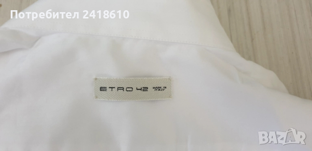 ETRO Milano Cotton  Made in Italy Mens Size 42 - L  НОВО! ОРИГИНАЛ! Мъжка памучна Риза., снимка 14 - Ризи - 51712008