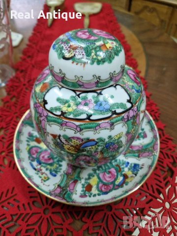 Уникална антикварна китайска ваза делва купа , снимка 5 - Антикварни и старинни предмети - 41489522