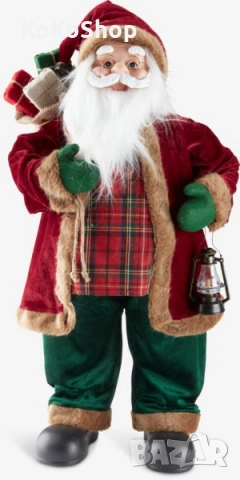 Дядо Коледа-80 см./Фигура на Дядо Коледа/декоративна фигура на Дядо Коледа, снимка 2 - Декорация за дома - 52100166