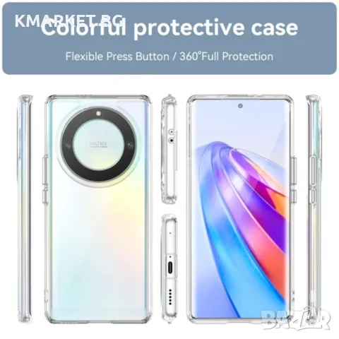 Honor X40 5G / X9a 5G / Magic5 Lite 5G Силиконов Калъф Transparent TPU и Протектор, снимка 9 - Калъфи, кейсове - 48999299
