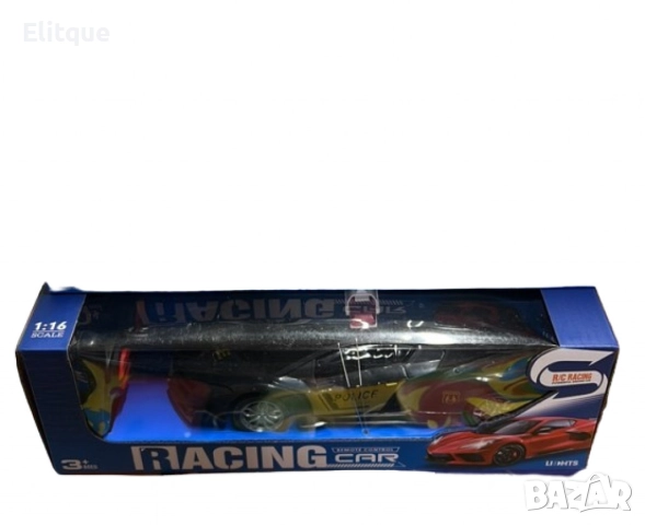 Полицейска скоростна кола с дистанционно управление, снимка 9 - Коли, камиони, мотори, писти - 52745083