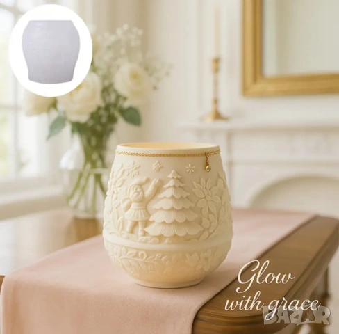 Молд кашпа Коледа (4), снимка 4 - Форми - 53493853