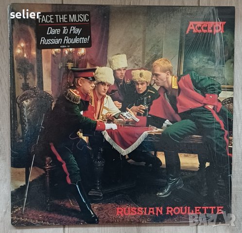 ACCEPT- RUSSIAN ROULETTE MADE IN USA Американско издание 1986г Състояние на винила :NEAR MINT Състоя