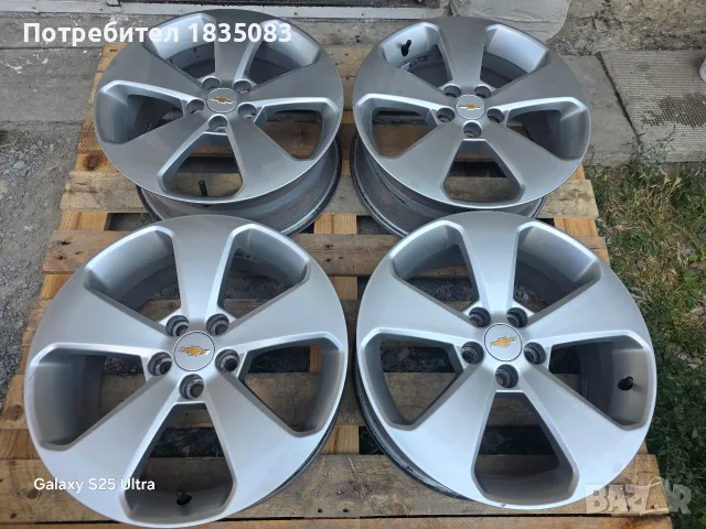 Лети джанти 17ки 5х105 Chevrolet, Opel, снимка 2 - Гуми и джанти - 55780986