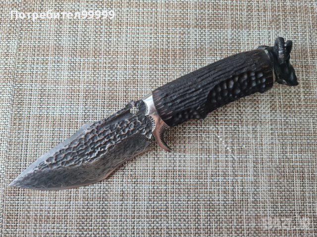 Нож от дамаска стомана , снимка 10 - Ножове - 41839627