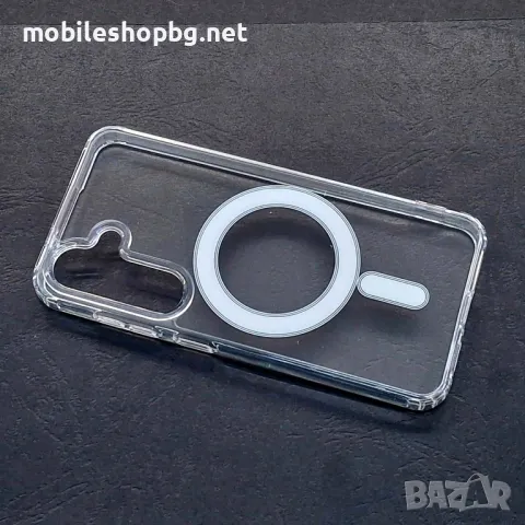 Samsung Galaxy S25 /S25 Plus /S25 Ultra  MagSafe прозрачен гръб , снимка 3 - Калъфи, кейсове - 49040663