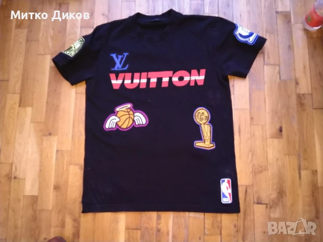 Луис Витон multi patch NBA Logo 2021 баскетбол памук размер М