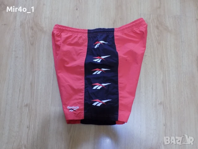 Къси панталони reebok vintage retro шорти бански гащета екип спортни оригинални мъжки L, снимка 3 - Спортни дрехи, екипи - 51415686