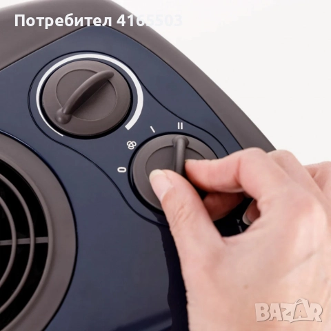 Отоплителен уред Taurus CA-2002 – 2000W с вентилатор, термостат и защита, снимка 3 - Отоплителни печки - 52679888