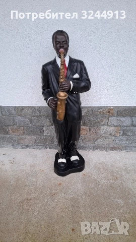 Статуедка афроамерикански джаз музиканти, снимка 5 - Други стоки за дома - 52514501