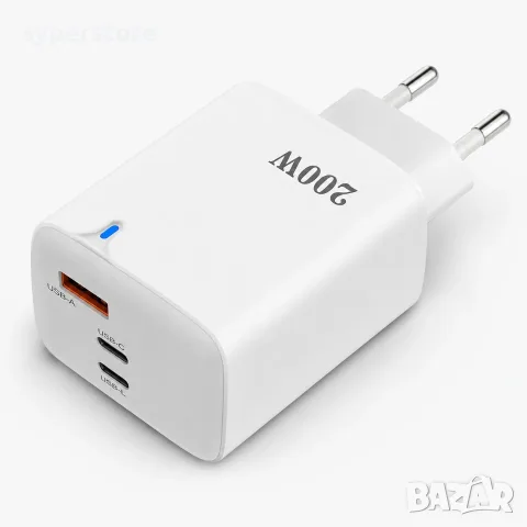 Зарядно за телефон 220V Digital One SP01482 PKG103, 200W Super Fast Charger, снимка 3 - Оригинални зарядни - 55785952