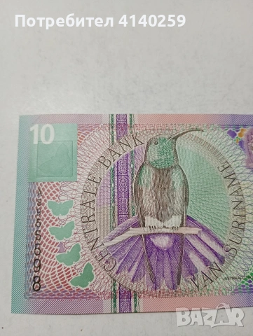 СУРИНАМИ БАНКНОТА , снимка 4 - Нумизматика и бонистика - 53809446