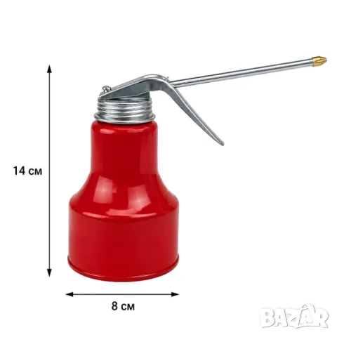 Метална масльонка 14 x Ø8 cm, снимка 2 - Аксесоари и консумативи - 55867158