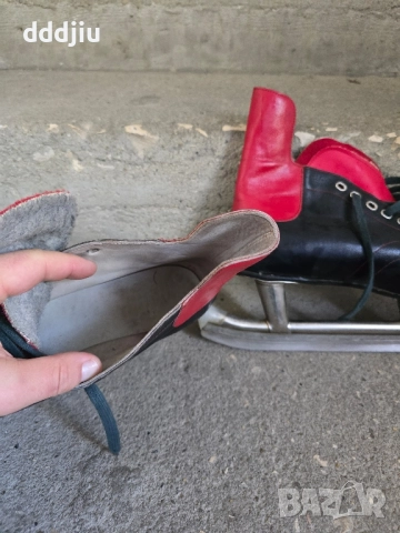 стари ретро кожени кънки за лед, снимка 4 - Антикварни и старинни предмети - 52254247