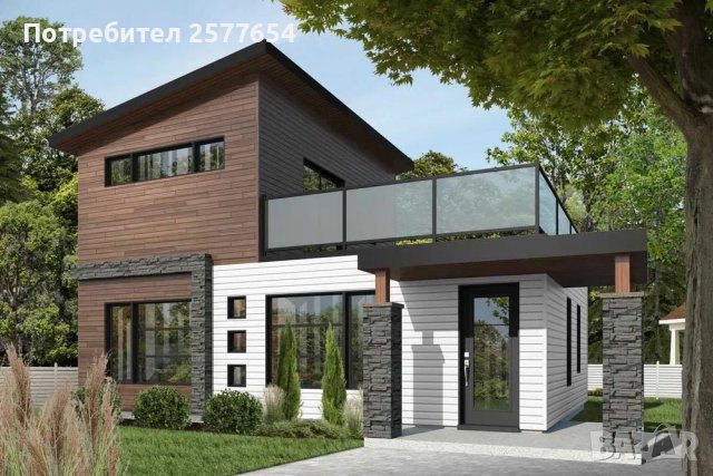 Сглобяеми Преместваеми Модулни Преносими Жилищни Мобилни -100м2 Кредит , снимка 3 - Строителни материали - 44214238