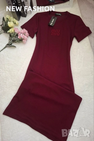 Разпродажба ✨ Дамска Рокля ✨MIU MIU , снимка 5 - Рокли - 51836384
