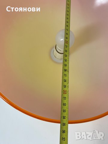 Висяща лампа тип асансьор Оранжева с крушка, снимка 7 - Лампиони - 41904222