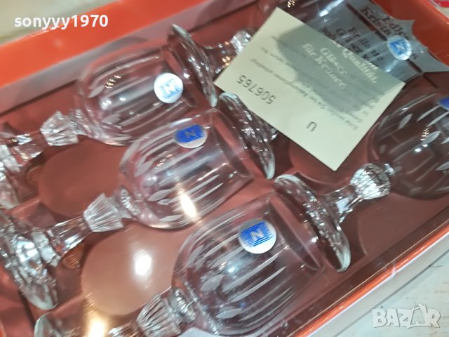 ЧАШИ 6БР-КРИСТАЛ-MADE IN GERMANY 2402231751, снимка 10 - Колекции - 39793376