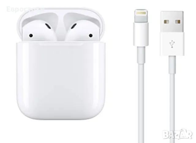 Безжични слушалки Apple AirPods MV7N2TY/A, ОРИГИНАЛЕН продукт Apple, с калъф за зареждане, снимка 3 - Безжични слушалки - 50042388