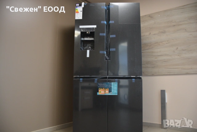 Голям хладилник Side by Side FrenchDoor Siemens KF96DPXEA iQ700, ледогенератор, Total Nofrost