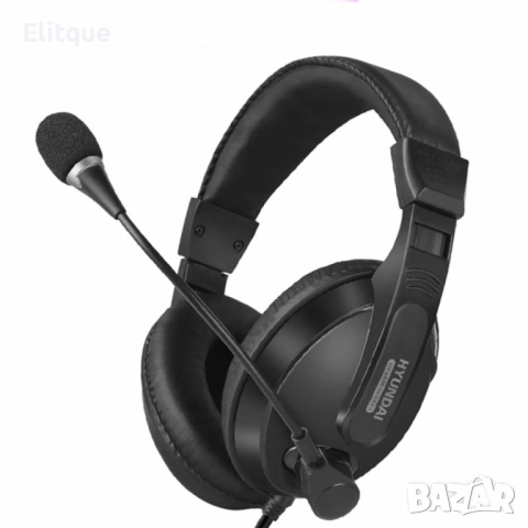 Компютърни слушалки с микрофон подходящи за игри Hyundai HY-6886 - EP10, снимка 3 - Други стоки за дома - 52819297